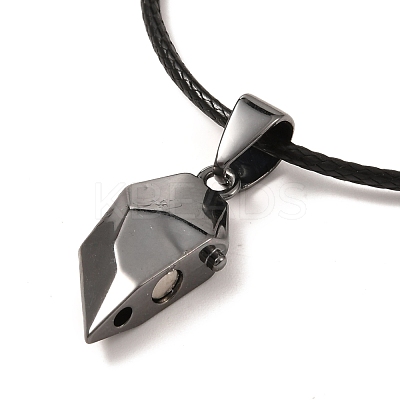 Rack Plating Alloy Heart Pendant Necklaces Sets NJEW-B081-07B-1
