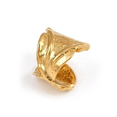 304 Stainless Steel Adjustable Cuff Rings for Women LS-RJEW-A074-09G-1