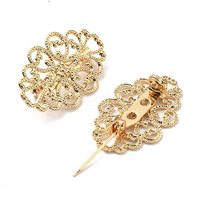 Brass Brooch Findings FIND-R144-08G-1