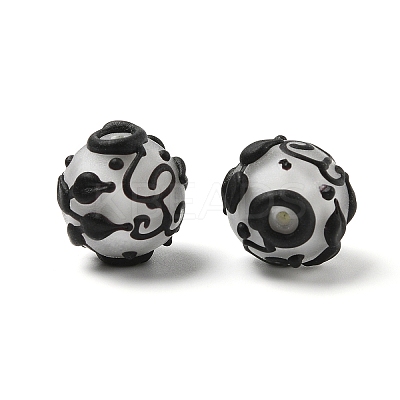 Handmade Lampwork Beads LAMP-R001-01B-1