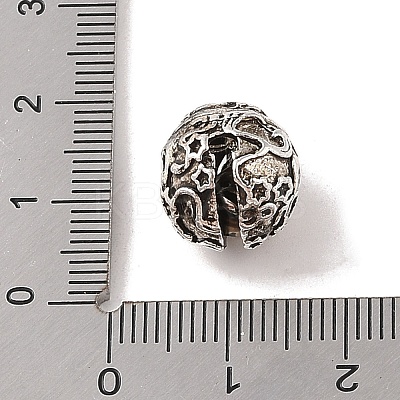 Tibetan Style Alloy Charms TIBE-Q090-27AS-1