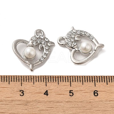 Alloy with Crystal Rhinestone Pendants FIND-B032-13P-01-1