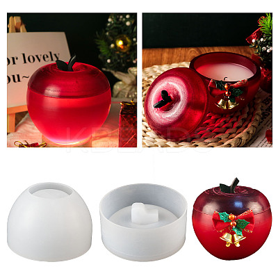 Teacher's Day Apple Candle Jar Molds SIMO-D003-04-1