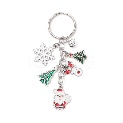 Alloy Enamel Brass Bell Keychains X1-KEYC-TA00039-1