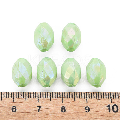 Opaque Acrylic Beads TACR-S153-32I-01-1
