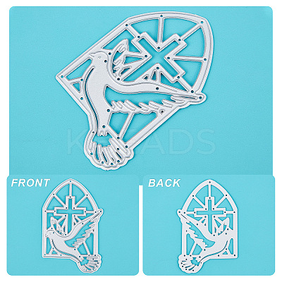 5Pcs 5 Styles Carbon Steel Cutting Dies Stencils DIY-GF0006-15-1