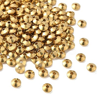 Brass Spacer Beads KK-P095-15-C-1