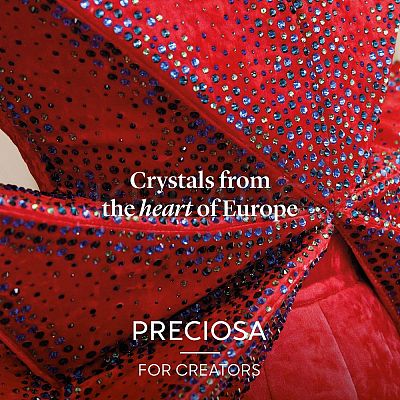 Preciosa® Crystal Hotfix Flatback Stones Y-PRC-HSS12-40080-200-1