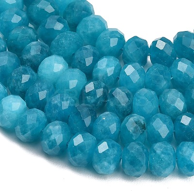 Faceted Dyed Natural White Jade Beads Strands GG-CBAE966-01B-N-1