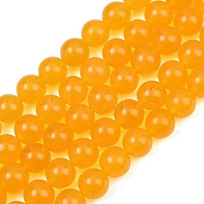 Dyed Natural White Jade Beads Strands GG-CBAD029-A11-10mm-1