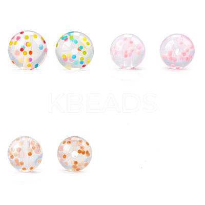 30Pcs 3 Colors Transparent Silicone Focal Beads FIND-TA0008-29-1