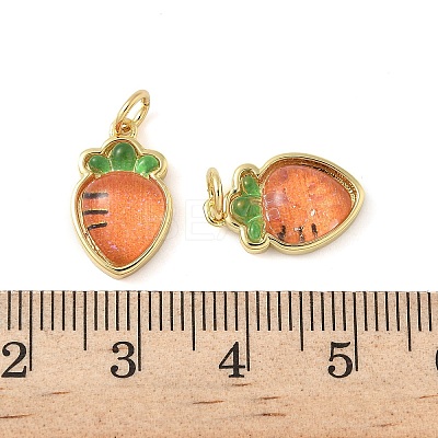 Brass Resin Pendants KK-C110-24C-G-1