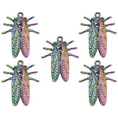 Plated Alloy Pendants FIND-YW0001-65-1