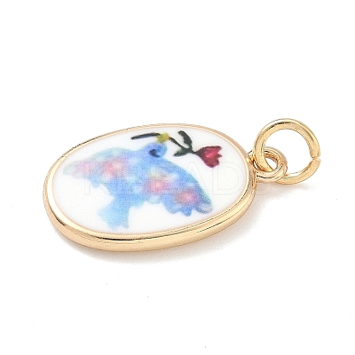 Printed Brass Pendants X-KK-D104-02B-G-1