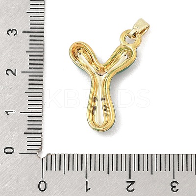 Alloy Enamel Pendants ENAM-S023-01G-Y-1
