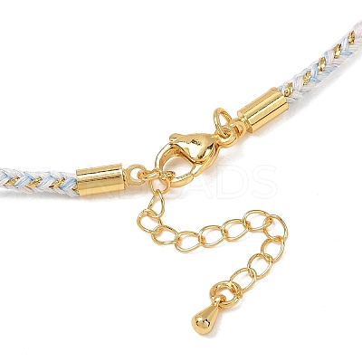 2.5MM Round Nylon Cotton Cord Necklace Making NJEW-C106-01G-10-1