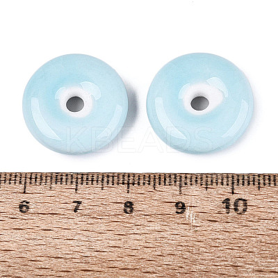 Vintage Handmade Porcelain Beads PORC-N013-20-17-1
