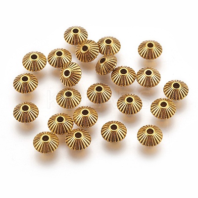 Tibetan Style Alloy Spacer Beads LS-GLF0620Y-1