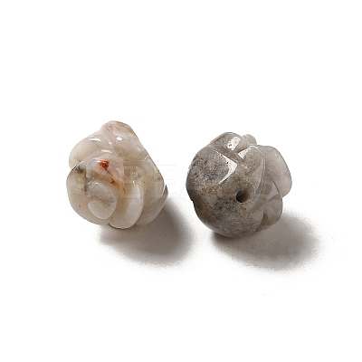 Natural Crazy Lace Agate Carved Flower Scattered Beads G-O156-B-23-1