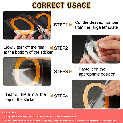 Waterproof Self Adhesive Craft Stickers DIY-GF0002-59C-03-1