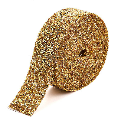 Glitter Resin Hotfix Rhinestone(Hot Melt Adhesive On The Back) OCOR-TA0002-03-01-40mm-1