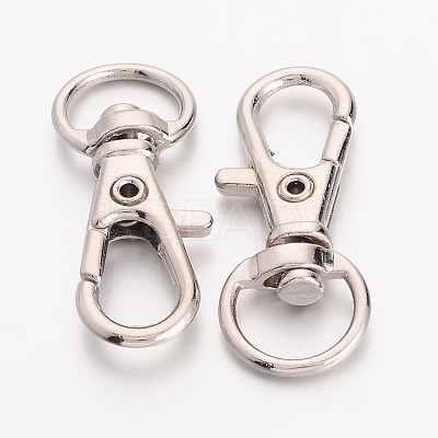 Alloy Swivel D Rings Lobster Claw Clasps LS-X-E548Y-1