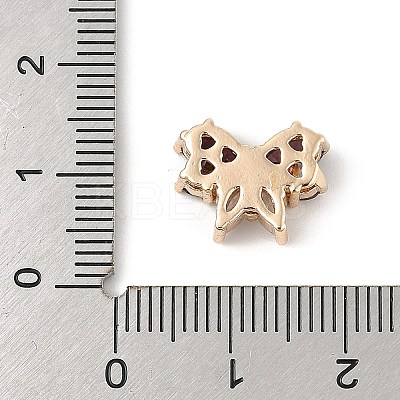 Brass Micro Pave Cubic Zirconia Pendants KK-K297-25G-1