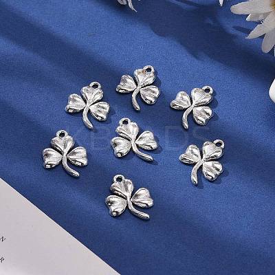 Ireland Tibetan Style Alloy Shamrock Pendants LS-TIBEP-EA11722YKG-AS-LF-1
