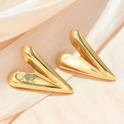 304 Stainless Steel Stud Earrings EJEW-U047-19G-1