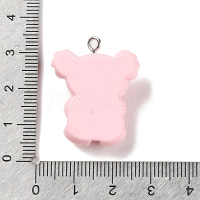 Cute Animal Opaque Resin Pendants LS-FIND-B035-01-1