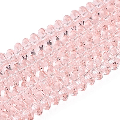 Transparent Glass Beads Strands GLAA-Q113-02A-A02-1