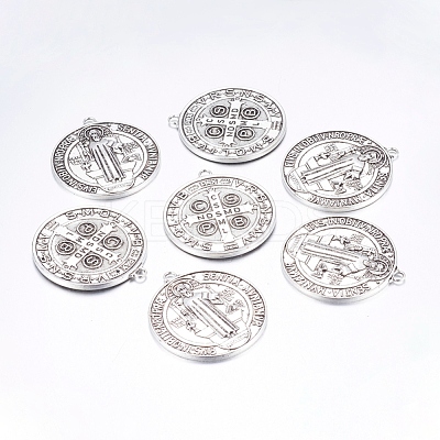 Tibetan Style Alloy Big Pendants X-TIBEP-A17171-AS-FF-1