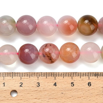 Natural Agate Beads Strands G-F814-A02-12mm-1