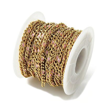 Ion Plating(IP) 304 Stainless Steel Enamel Chains CHS-Q005-06G-04-1