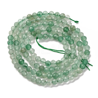 Natural Green Aventurine Beads Strands G-F748-K01-1