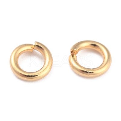 Rack PlatingBrass Open Jump Rings KK-O139-18I-G-1
