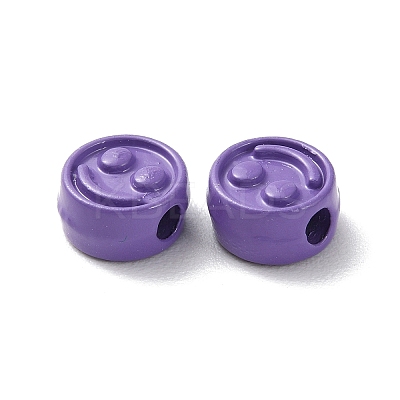 Spray Painted Alloy Beads PALLOY-M215-16C-1
