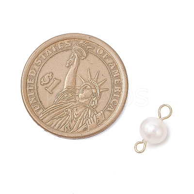Natural Cultured Freshwater Pearl Round Links PALLOY-JF04219-02-1