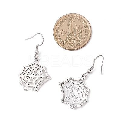 Hallowmas Tibetan Alloy Dangle Earrings EJEW-JE06523-1