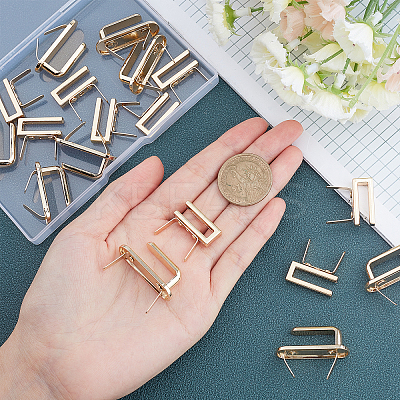 20Pcs 2 Styles Alloy Bag Twist Lock Accessories FIND-WR0001-58-1