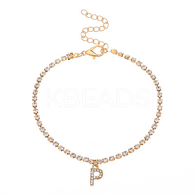 Fashionable and Creative Rhinestone Anklet Bracelets DA6716-16-1