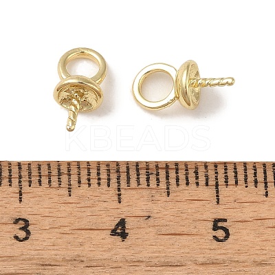 Brass Bead Cap Bails LS-KK-G499-09A-G-1