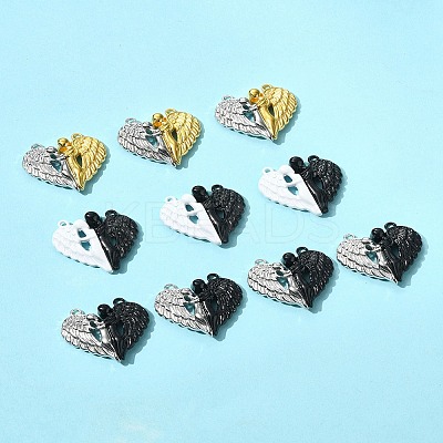 10 Sets Spray Painted Alloy Magnetic Pendants FIND-FS0004-25-1