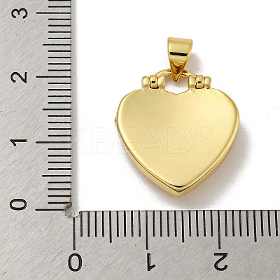 Brass Micro Pave Cubic Zirconia Pendants KK-N254-135C-G-1