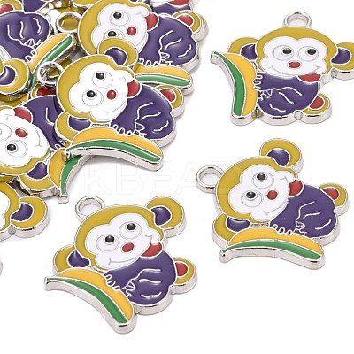 Alloy Enamel Pendants EA5857Y-3-1