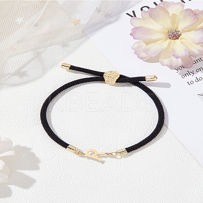 1Pc Adjustable Nylon Cord Slider Bracelets for Women BJEW-LP0001-32R-01-1