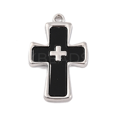 Alloy Acrylic Sheet Pendants FIND-U007-01P-1