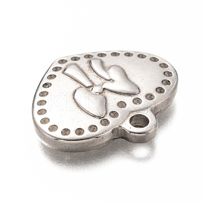 Tarnish Resistant 304 Stainless Steel Pendants Rhinestone Settings LS-STAS-H126-24AS-1