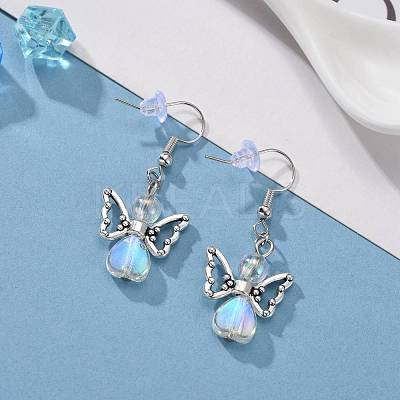Angel Dangle Earrings EJEW-JE04338-01-1