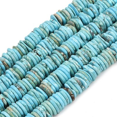 Dyed Natural Magnesite Beads Strands G-V003-01-1